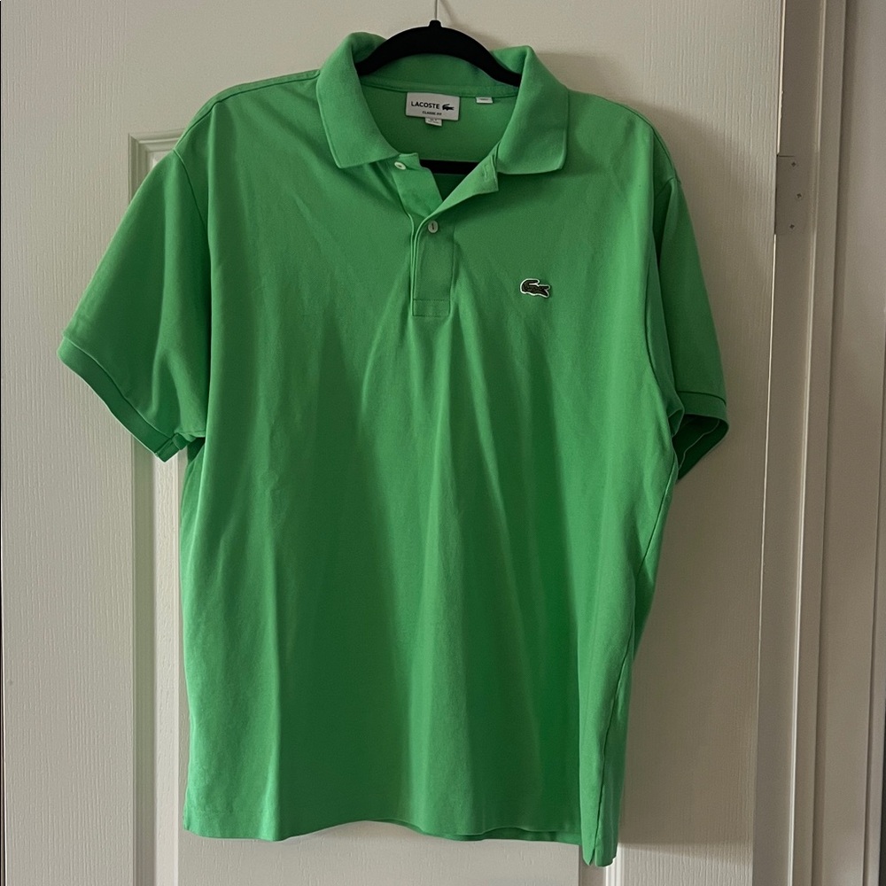 Lacoste Bright Green Men's Polo - Classic Fit XXL